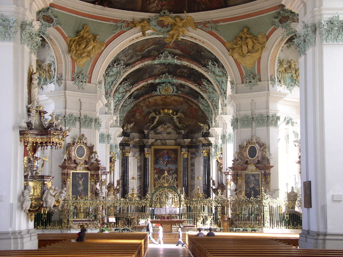 Unesco Stiftskirche St. Gallen, Innenansicht